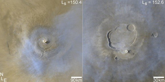 Tormentas de polvo vistas por el instrumento Mars Color Imager